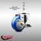 Service Caster 3 Inch 316SS Blue Polyurethane Swivel 12mm Threaded Stem Caster with Brake SCC-SS316TS20S314-PPUBBLUE-TLB-M1215 - alternate 3